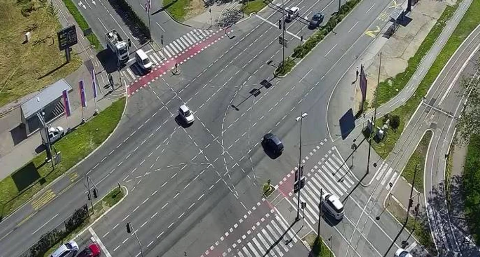 Bez gužve u Bulevaru Mihajla Pupina kod TC "Ušće"