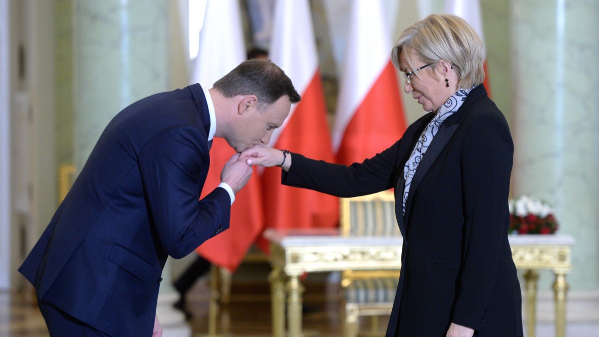 Andrzej Duda i Julia Przyłębska