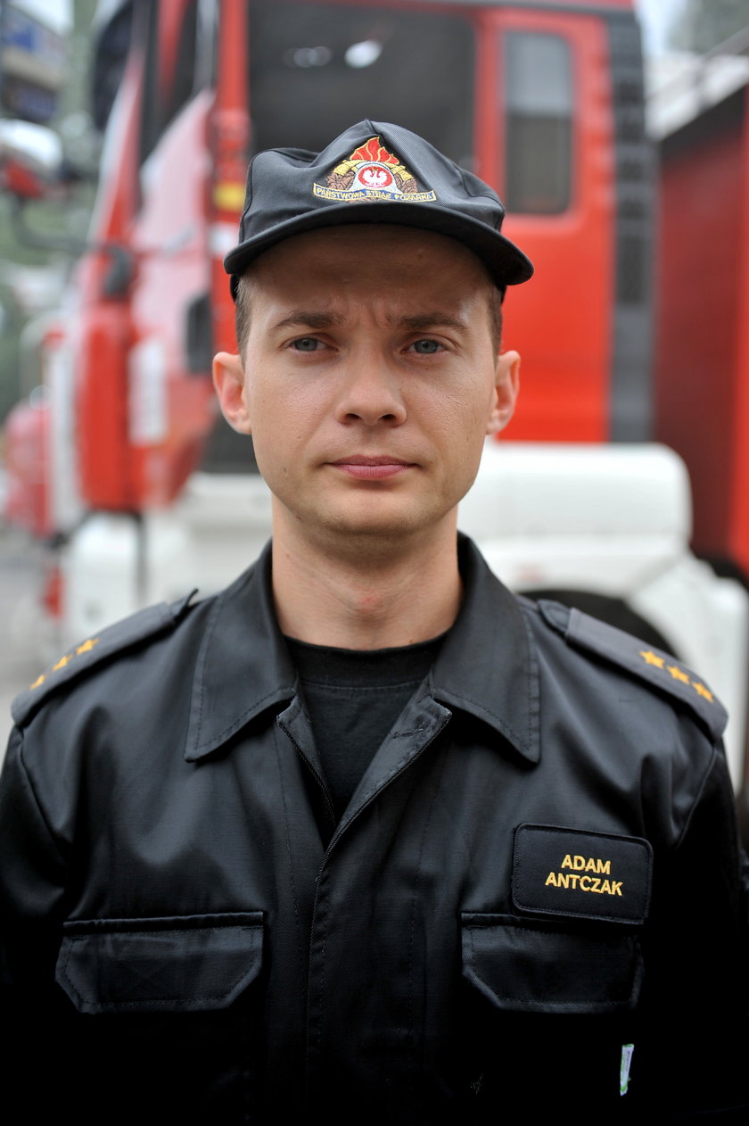 Adam Antczak, rzecznik PSP w Łodzi