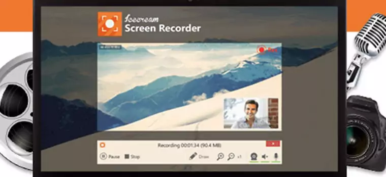 Nagrywanie ekranu: Icecream Screen Recorder - nagrywanie pulpitu