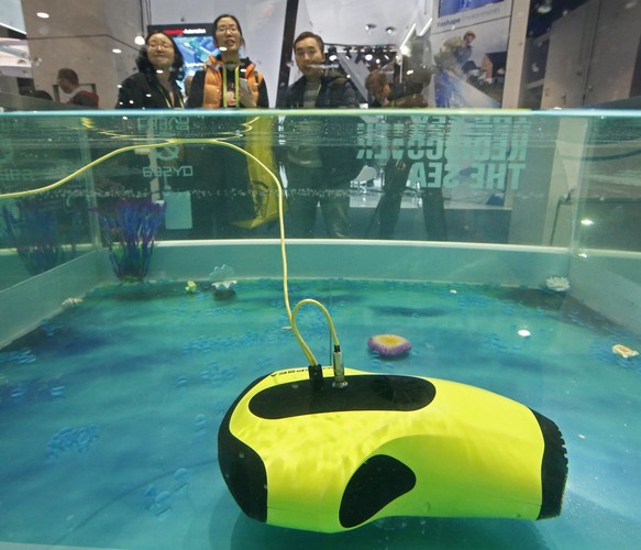 Targi elektroniki oraz nowych technologii w Las Vegas. Robot Fifish – podwodne roboty