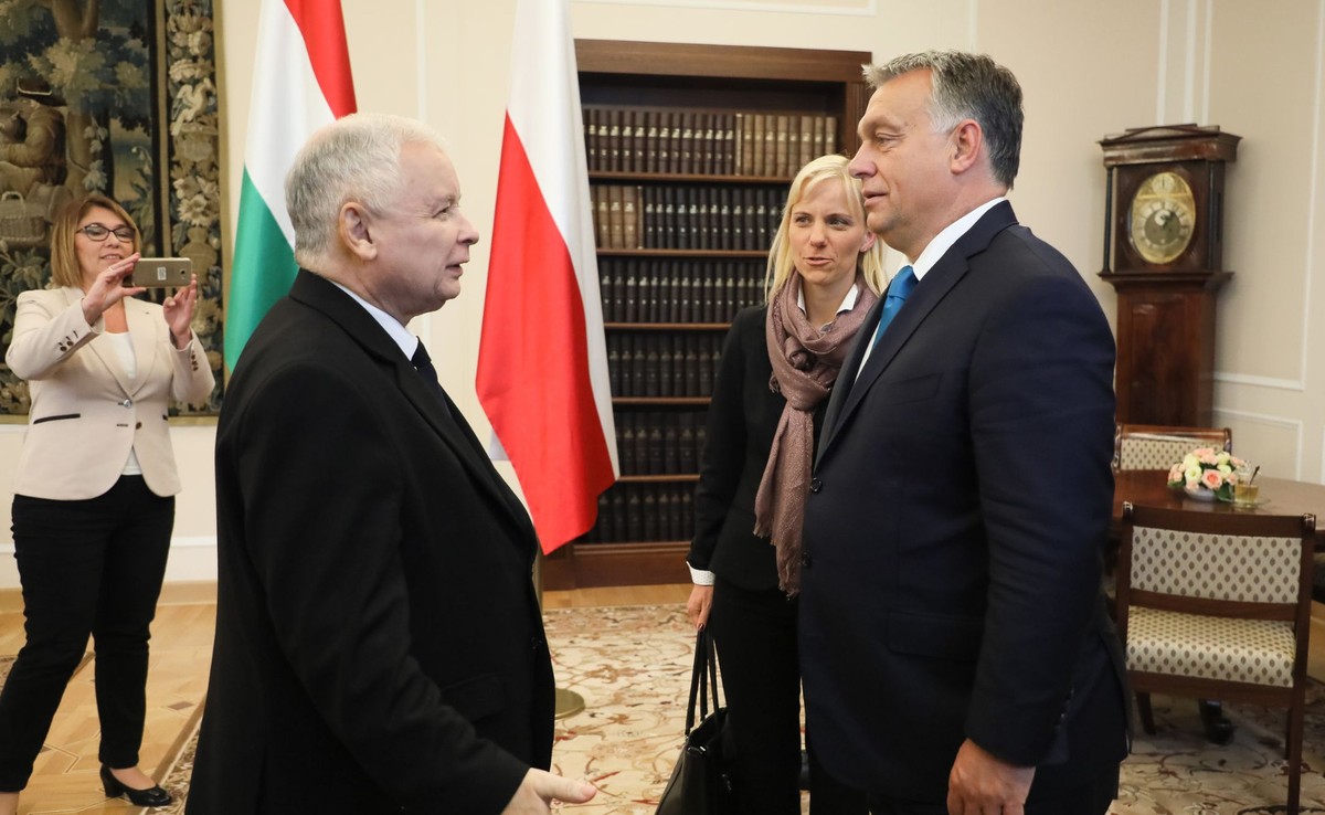 Viktor Orban i Jarosław Kaczyński