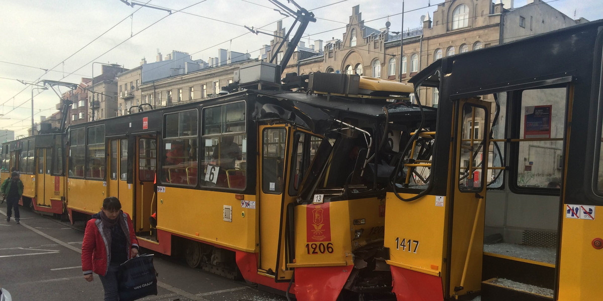Zderzenie tramwajów na Pradze