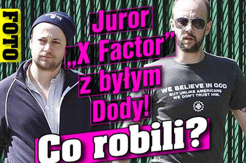 Juror "X Factor" z byłym Dody! Co robili?