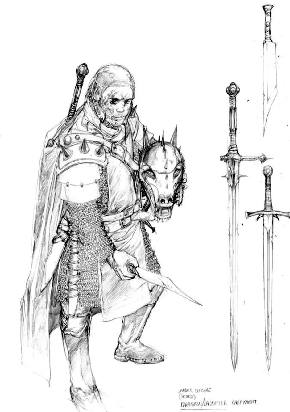 Besni pas, jedan od likova iz serije, na crtežu Vila Simpsona