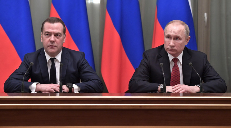 A hírek szerint Medvegyevet volt biztonsági őre zsarolta meg, Putyin fizethet miatta Fotó: GettyImages