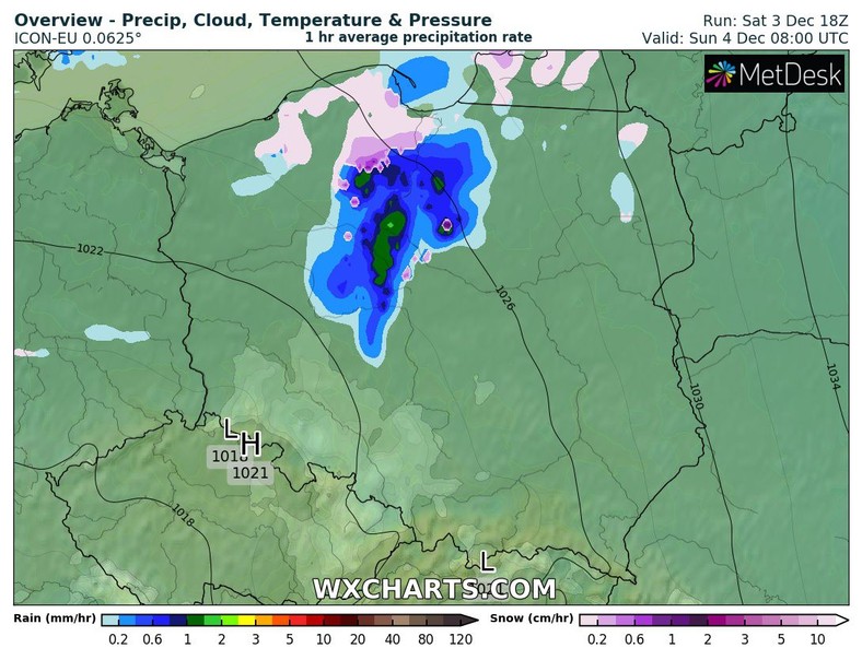 Miejscami pojawią się opady, ale niewielkie