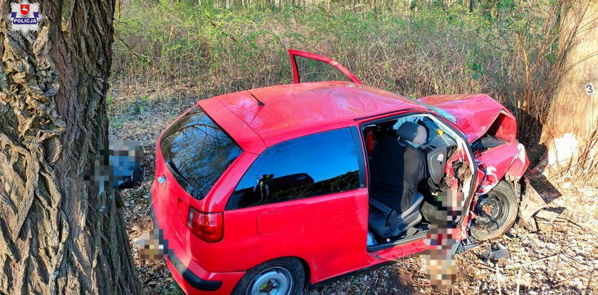 Koszmarny wypadek 31-latka. Młody kierowca zginął na miejscu