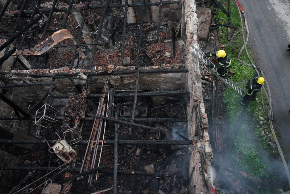 Kuća koja je izgorela u požaru 
