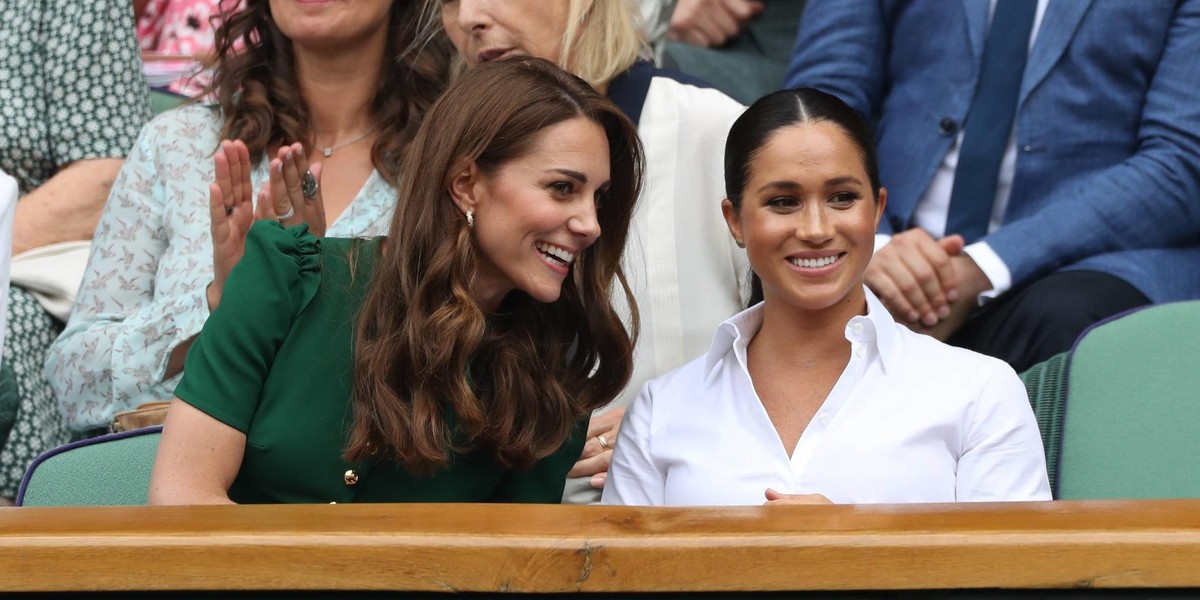 Księżna Kate i księżna Meghan na finale Wimbledonu