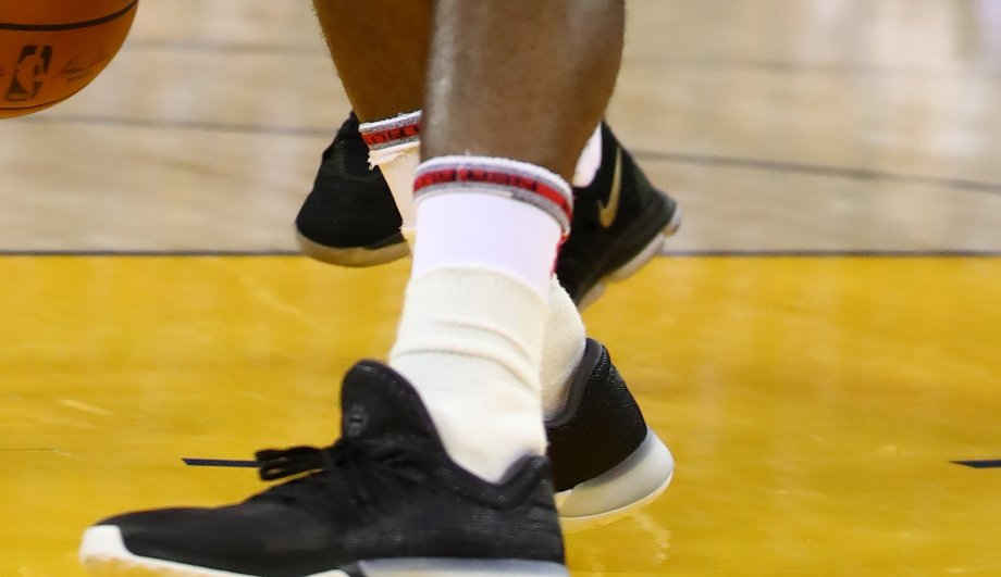 Earlier this season, Harden was rolling his socks.