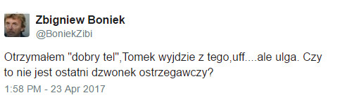 Zbigniew Boniek na Twitterze