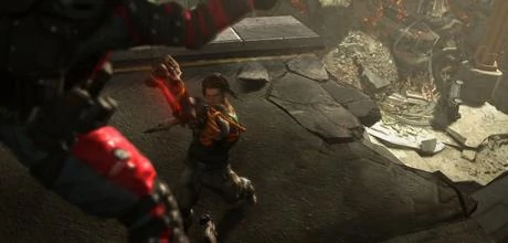 Screen z gry "Bionic Commando"
