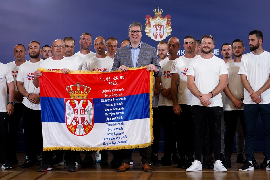 Aleksandar Vučić sa Srbima sa KiM