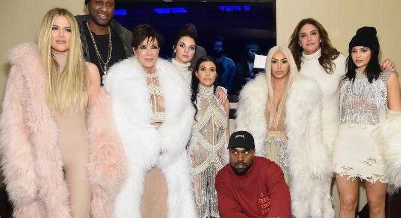 The Kardashians, Lamar Odom, at a Yeezy season 3 fitting with Kanye West