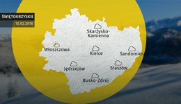 Prognoza pogody dla woj. świętokrzyskiego - 10.02