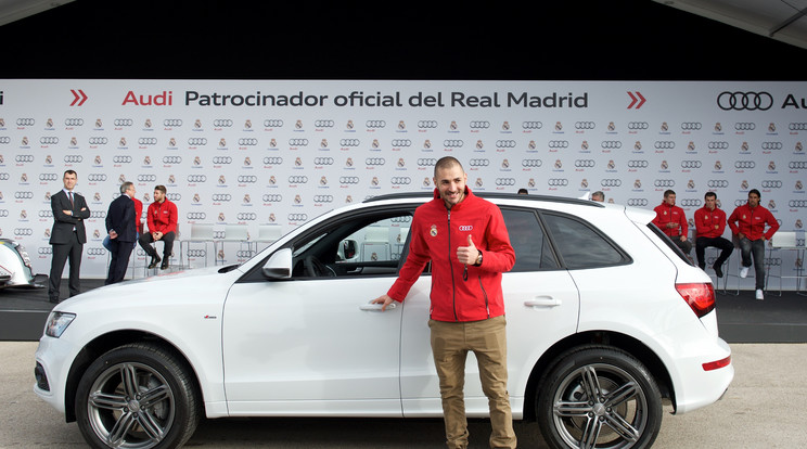 A Real Madridnak június 30-án lejárt az együttműködése az Audival, Karim Benzemék mostantól másik német prémium márkás autókat, BMW-ket hajtanak majd/Getty Images