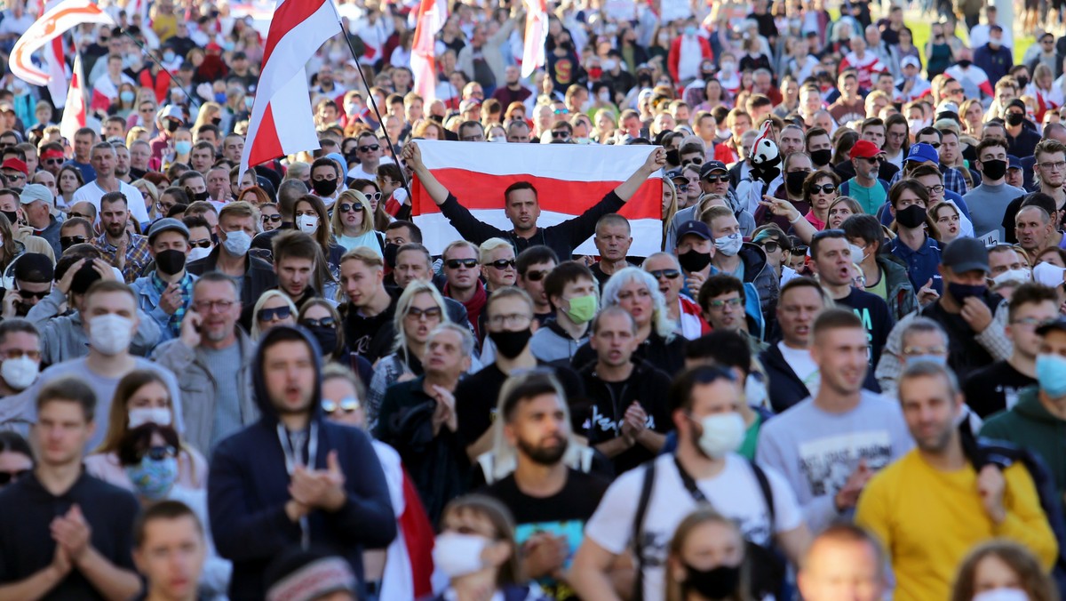 Białoruś: opozycja kontynuuje protesty po wyborach prezydenckich 9 sierpnia