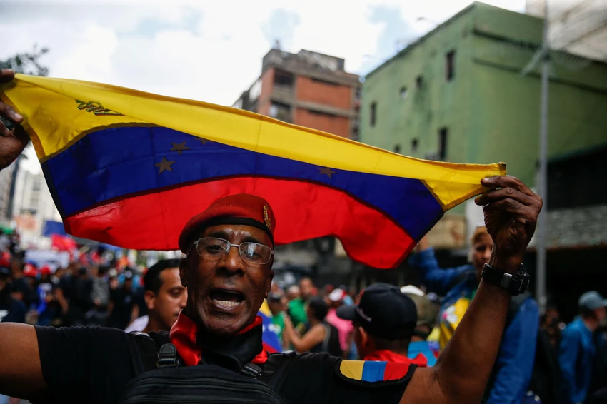 Protest podrške Maduru u Karakasu 4. januara | Foto: Reuters
