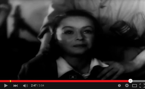 Danuta Szaflarska w filmie 'Zakazane piosenki'