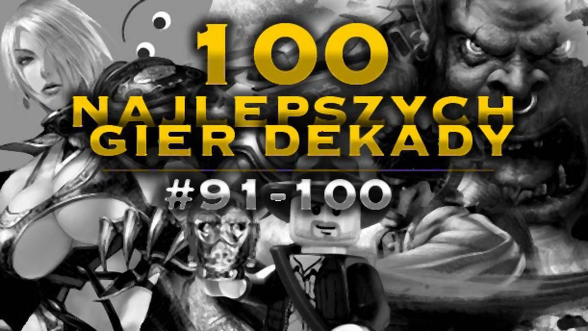 100 najlepszych gier dekady - miejsca 91-100