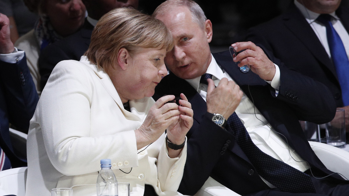 Angela Merkel i Władimir Putin rozmawiali o Syrii i Donbasie