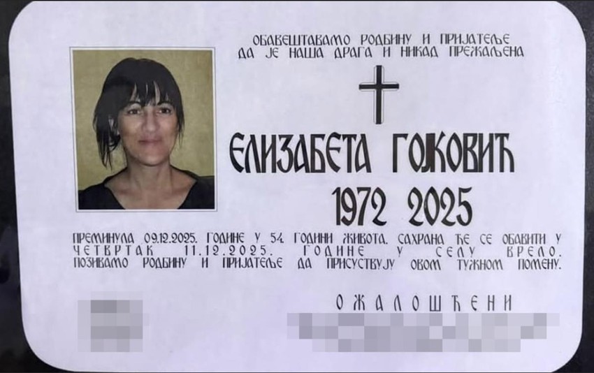 Umrlica Elizabete Gojković