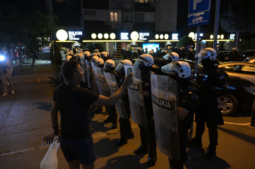 novi beograd studenti protest blokada
