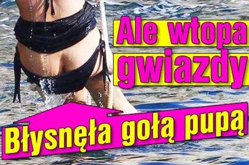 Ale wtopa gwiazdy w Cannes! Błysnęła gołą pupą