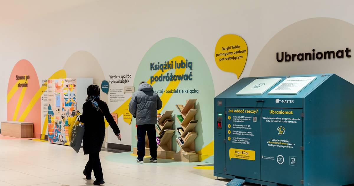 Oddaj nieużywane już ubrania do ubraniomatu w Wola Parku. W zamian dostaniesz wiosenną sadzonkę.