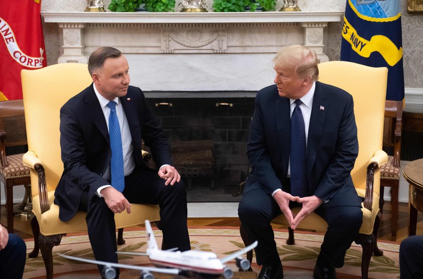 Donald Trump i Andrzej Duda