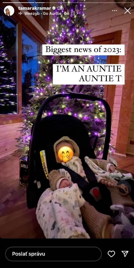 Tamara sa pochválila maličkou neterkou.