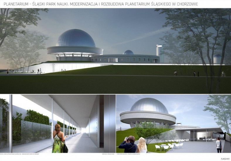 Przebudowa Planetarium Śląskiego. Wizualizacje