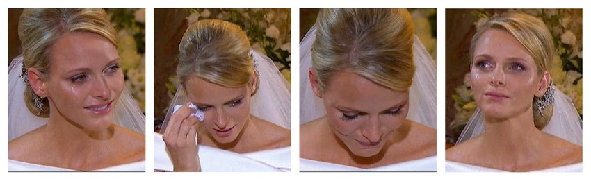 Kliknite na sliku da pogledate princezu kako plače na svom venčanju