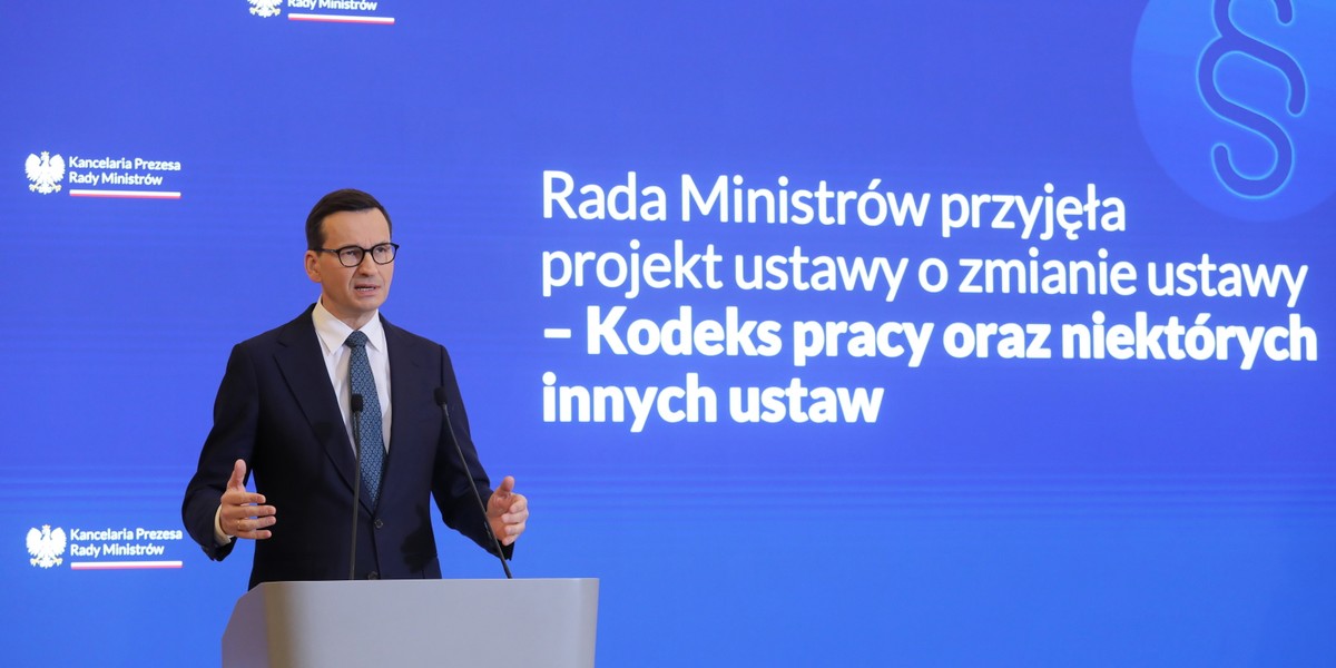 Premier Mateusz Morawiecki