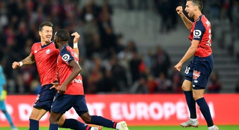 Jose Fonte scored the opening goal for Lille as they won for the fourth time in six league outings