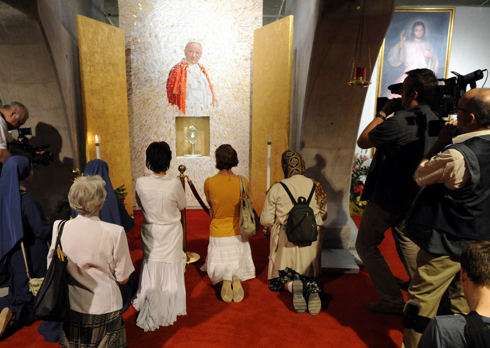 Relikwie papieża w Panteonie Wielkich Polaków