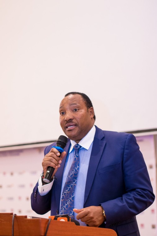 Kiambu Governor Ferdinand Waititu during a past address (Twitter) 