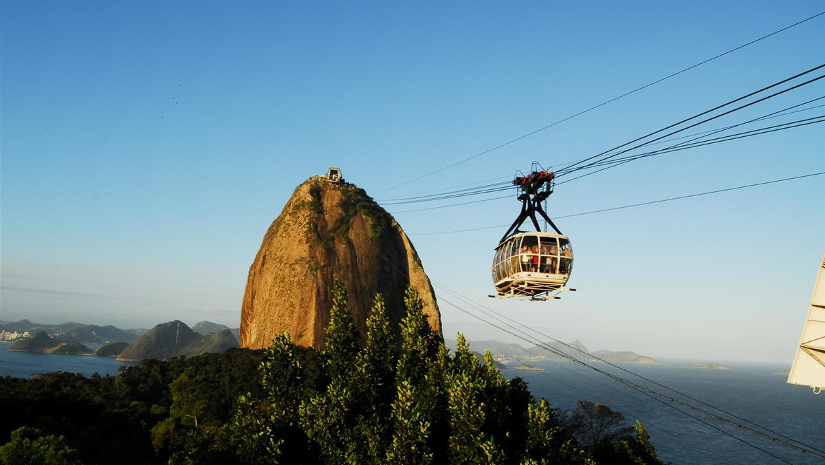 Kolejka linowa w Rio de Janeiro