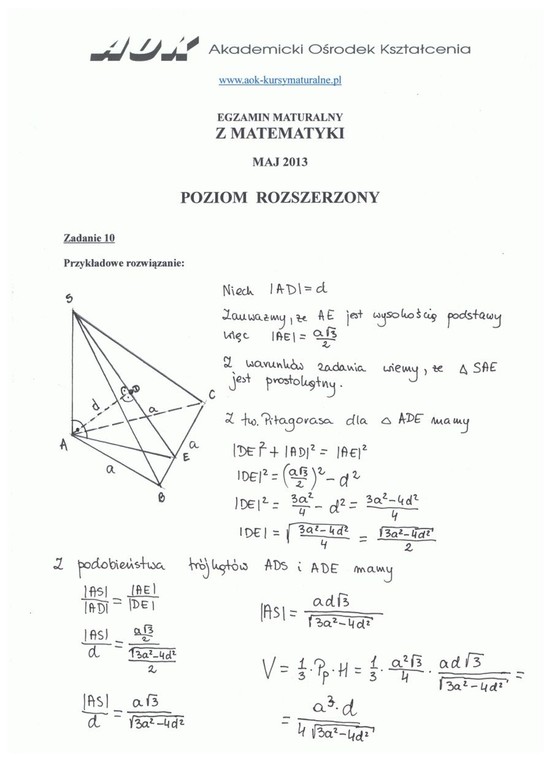 Rozwiązanie zadania 10