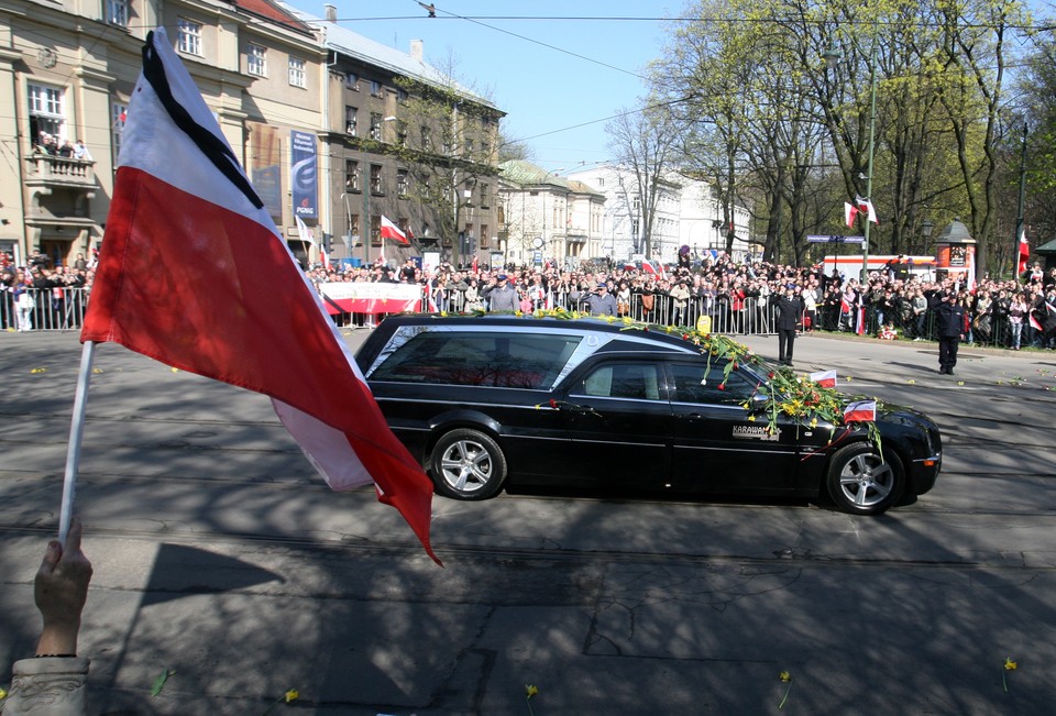 KRAKÓW KATASTROFA SAMOLOTU UROCZYSTOŚCI POGRZEBOWE