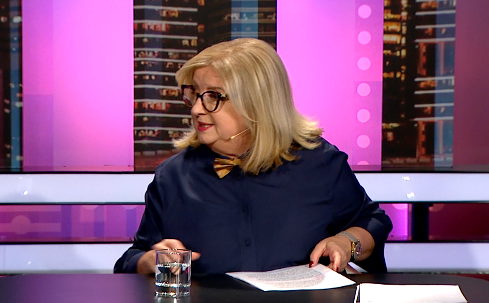 Elena Vacvalová v šou Sedem.