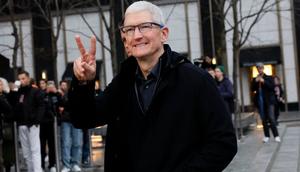 CEO Tim Cook kicked off Apple's quarterly earnings call on Thursday.Michael M Santiago/Getty Images