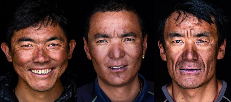 Mingma Gyalje Sherpa, Kilu Sherpa, Dawa Tenzing Sherpa