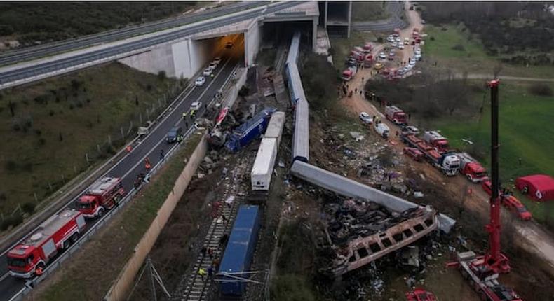 36 people die in Greece, many injured as two speeding trains collide