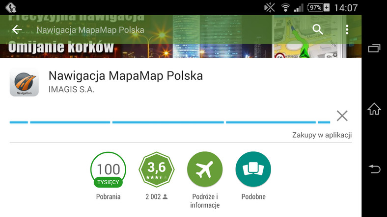 MapaMap 8.5 w wersji Android
