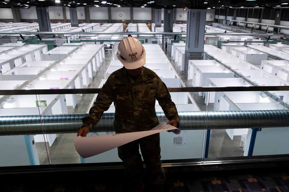 Centar pretvoren u Kovid bolnicu u Vašingtonu