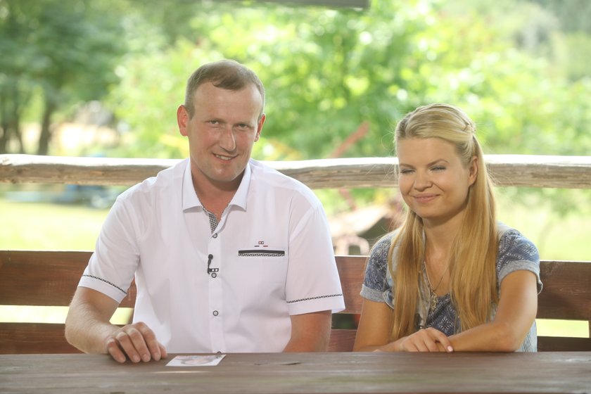 Marta Manowska i Zbyszek w programie „Rolnik szuka żony”