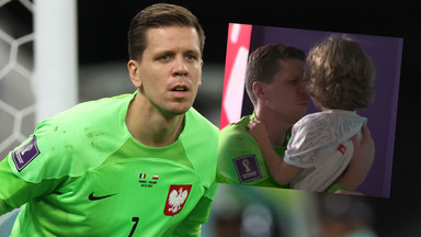 Wojciech Szczęsny musiał pocieszać syna po meczu. Liam był zrozpaczony przegraną