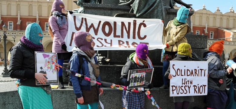 Proces rosyjskich skandalistek przy pustej sali